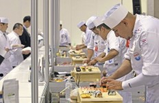 Chefs from around globe vie for Sushi Cup