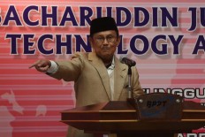 Habibie admitted to hospital, under intensive care