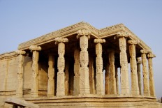 The great bazaars of Hampi