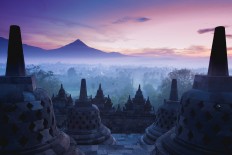 Borobudur sprayed with disinfectant, closed to public until late March