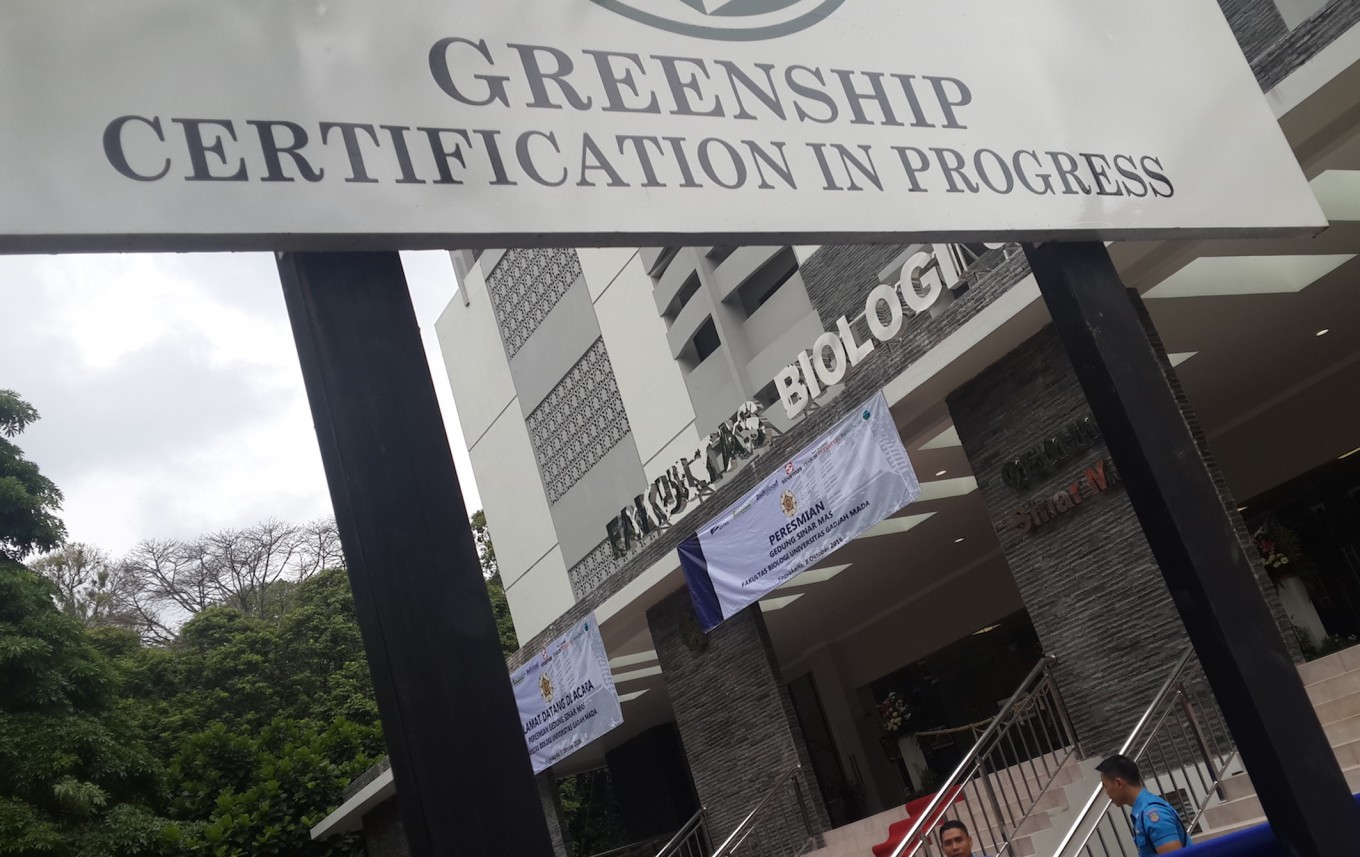 Green Building Inaugurated At Ugm Business The Jakarta Post