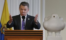 Colombia's Santos to donate Nobel Prize money to victims 