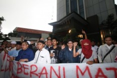 Central Jakarta Police beef up security for protest against Ahok