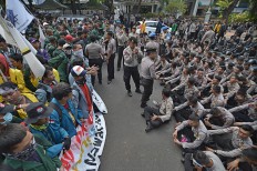 Corruption eradication yet to improve under Jokowi’s presidency