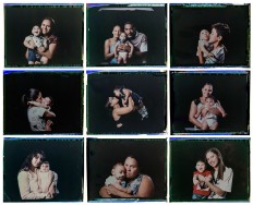 This combo of nine photos taken between Sept. 26 and 29, 2016, shows infants who were born with microcephaly, one of many serious medical problems caused by congenital Zika syndrome, photographed with their mothers or family member, in Pernambuco state, Brazil. Associated Press photographer Felipe Dana has followed these babies from hospitals to their cribs, from brain exams to bath time. Dana used an instant film so they could immediately see and keep the photographs he made of them. Dana gave the mothers the prints but preserved the negatives, later bleaching and scanning them so they mirrored the images they took home. AP Photo/Felipe Dana

