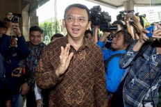 Ahok explains to police about religious defamation allegation
