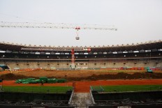 Fire strikes Gelora Bung Karno Stadium 