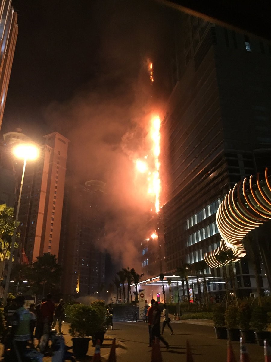  Neo  Soho in West Jakarta  on fire City The Jakarta  Post