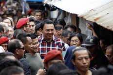 Ahok visits the sick, monitors health services