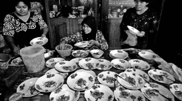 Fighting for their supper