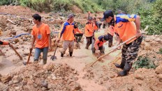 One dead, two missing in Central Java landslide