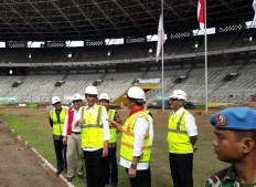 Jokowi starts his day visiting Asian Games venue