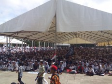 South Sulawesi residents stage anti-Ahok rally