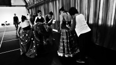 Dancers done their costumes before a rehearsal. JP/Wienda Parwitasari