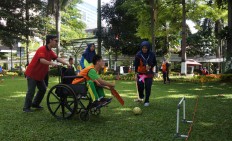 Held for the first time in Jakarta, the inclusive sports festival for children was the place to learn about diversity and children's potential where students from schools for disabled students joined up with students from various junior high schools in Jakarta.