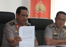 South Sumatra police officers implicated in bribery undergo further investigation