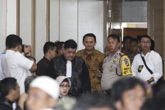 Witnesses call for Ahok's arrest in hearing