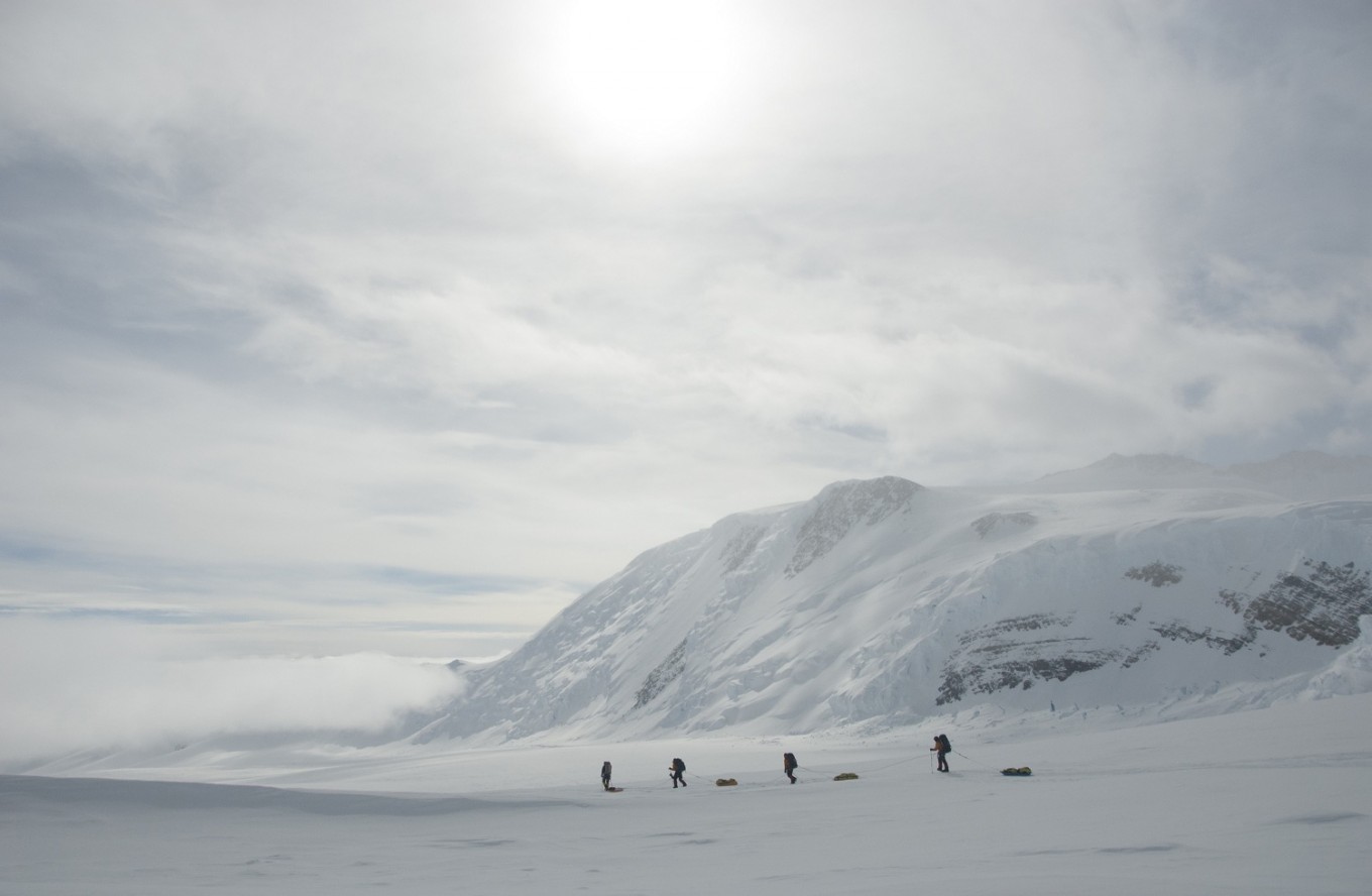 Two female Bandung students conquer Vinson Massif peak