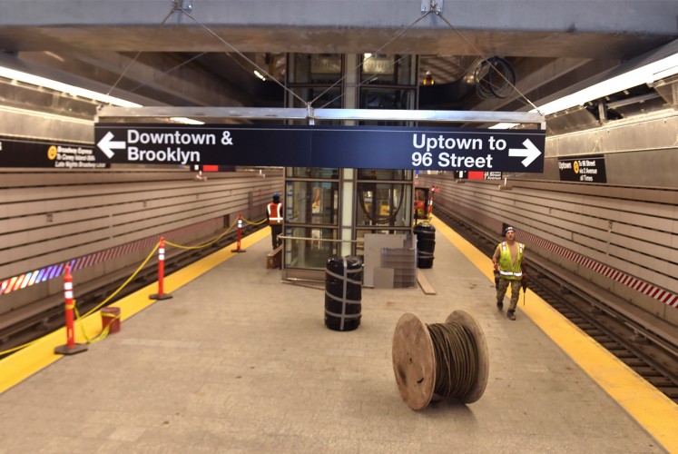 In this Dec. 9, 2016 file photo provided by the Office of New York Gov. Andrew M. Cuomo, work continues on the Second Avenue subway station at 72nd Street in New York. After a near 45 year wait, straphangers can take their first ride on the new subway at noon on Sunday, Jan. 1, 2017.