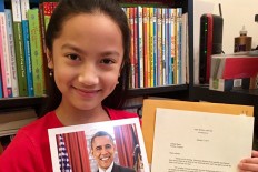 Obama writes back to 9-year-old Indonesian girl in US