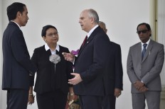 Eight ambassadors submit letters of credence to Jokowi