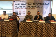 Agus-Sylvi leads in Jakarta election survey: Study