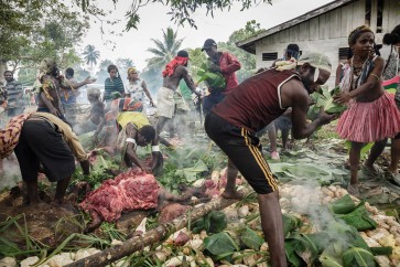 Papuan mountain tribes keep ‘roasting stone’ tradition alive