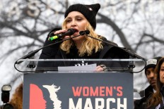 Madonna defends her anti-Trump speech at women's march 