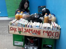 Mixing books with herbal drinks