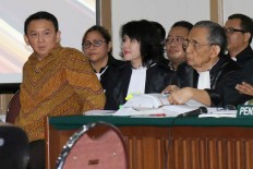 Judges continue with Ahok hearing even though witnesses fail to show up         