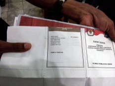 Printing companies responsible for damaged ballots: KPU