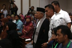 MUI chairman testifies at Ahok trial, admits did not watch video