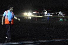 Garuda airplane skids off runway, no injuries reported