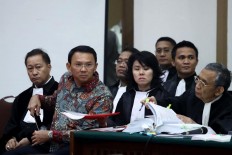 Ahok to face cross examination in Tuesday's hearing