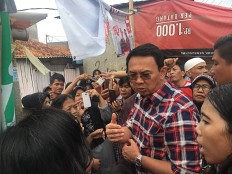 Ahok accused of unauthorized campaigning 