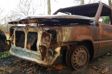 Toddler siblings burn to death in abandoned car in North Sumatra
