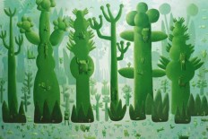 Jakarta painting exhibition observes childhood spirit, imagination