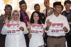 Anies eyes second round in Jakarta election