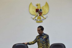 Jokowi gathers leaders of state institutions at palace