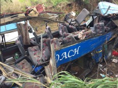 Driver in Philippines' fatal bus crash loses two limbs dies