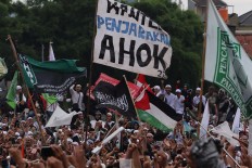 Traffic diversion for anti-Ahok rally causes congestion