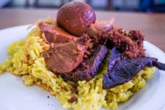 Introducing Makassar's famous Nasi Kuning Riburane