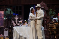 Gloomy portraits of Indonesia's past and future