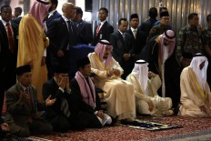 Jokowi, King Salman pray at Istiqlal Mosque