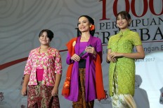 Cultural movement seeks Indonesian women to wear, preserve kebaya