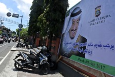 Bali welcomes King Salman