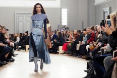 Blue is the color of the season at VIP-studded Paris shows 