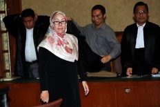 Ratu Atut indicted for allegedly causing Rp 80b in state losses