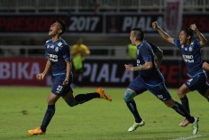  Arema FC wins 2017 President's Cup soccer championship
