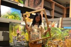 Cepu-born painter wants to showcase Indonesian culture on the international stage
